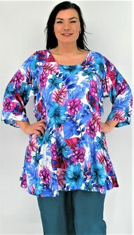 Tuniek Claire XL - Blauw roze