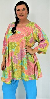 Tuniek Claire XL - Roze groen