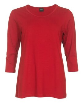 Shirt Amy viscose rood