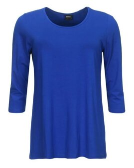 Shirt Amy viscose kobalt blauw