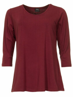 Shirt Amy bamboe bordeaux