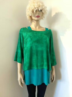 Lang hemd met korte blouse - Liz