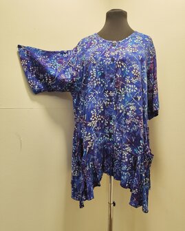 Blouse b148 batik paars