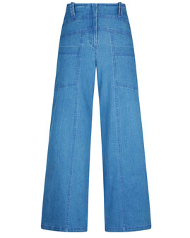 Triangle broek midden blauw jeans