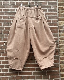 Broek Sindy +10 rib beige