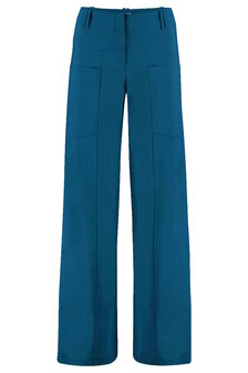 Triangle broek viscose stretch petrol