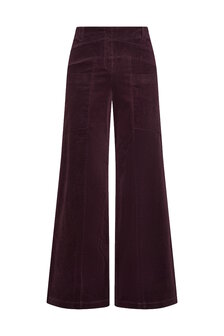 Triangle broek velvet maroon