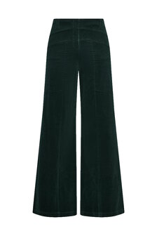 Triangle broek velvet groen