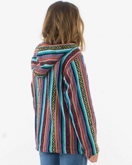 Vest katoen coline ikat - blauw lila