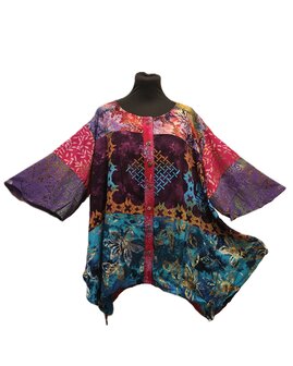 Blouse wizard batik patch multi 2