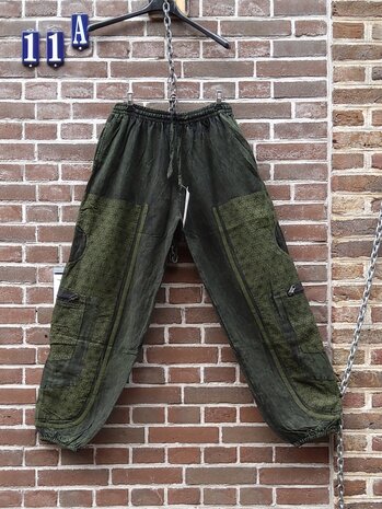 Broek katoen groen