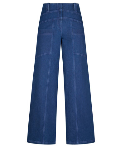 Triangle broek navy blauw jeans