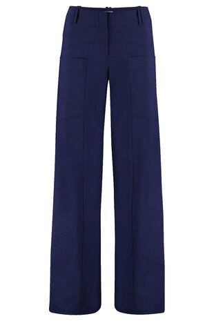 Triangle broek viscose stretch navy