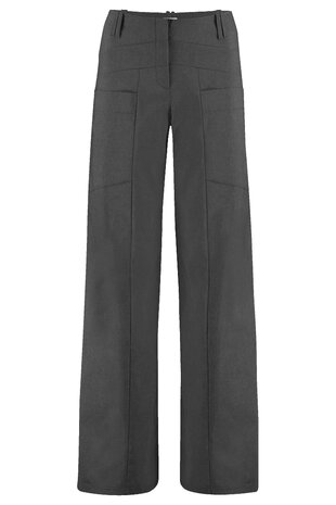 Triangle broek viscose stretch antraciet