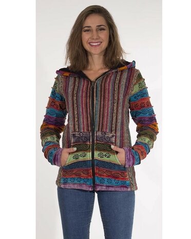 Vest katoen coline multi roze