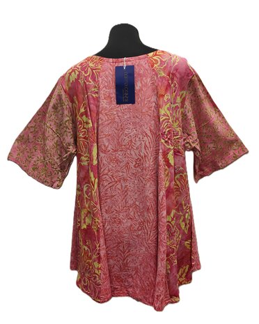 Blouse Moza batik patch roze